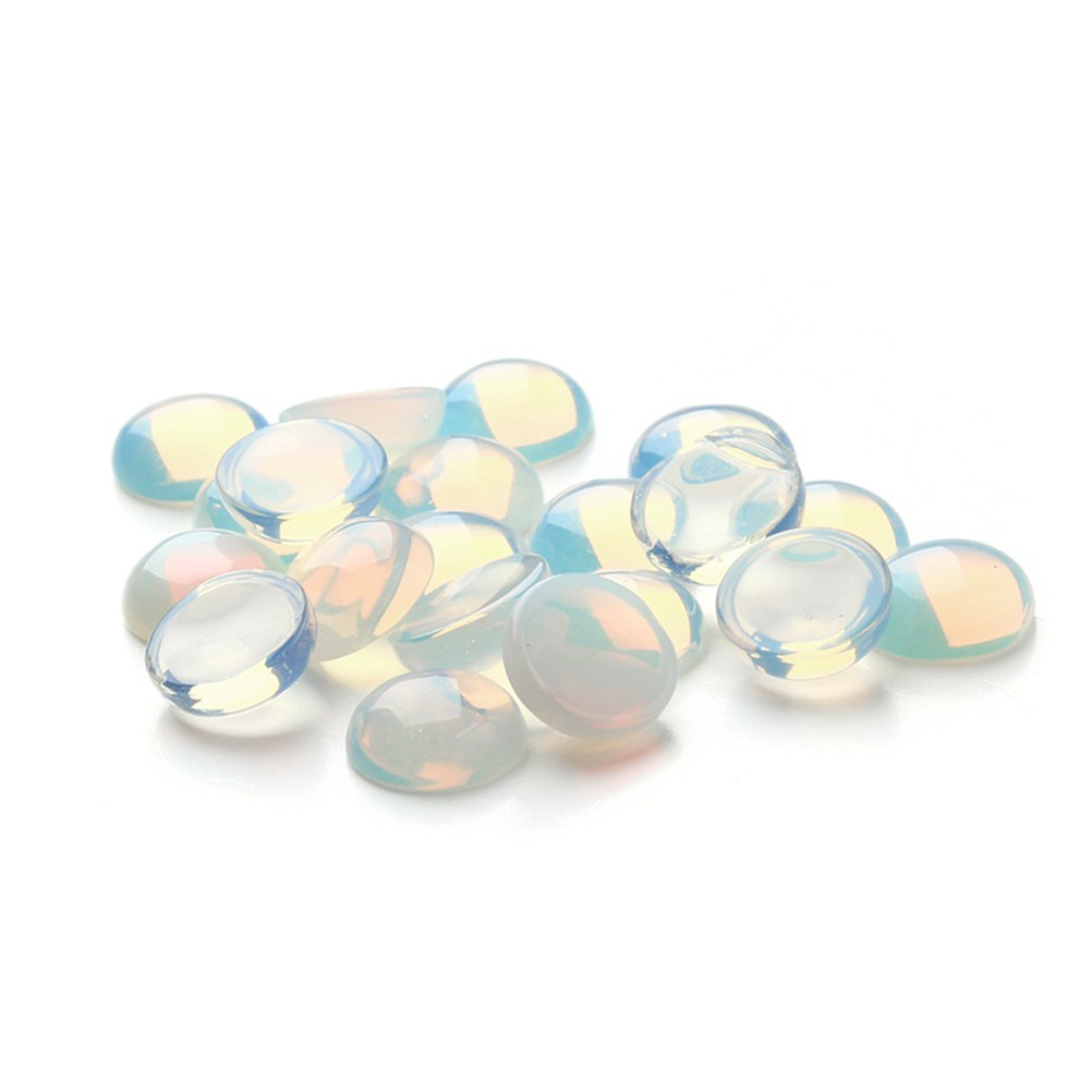 Jewelry Making Gemstones - จี้หินโอปอล 10 ชิ้น สำหรับทำเครื่องประดับ งานฝีมือ DIY