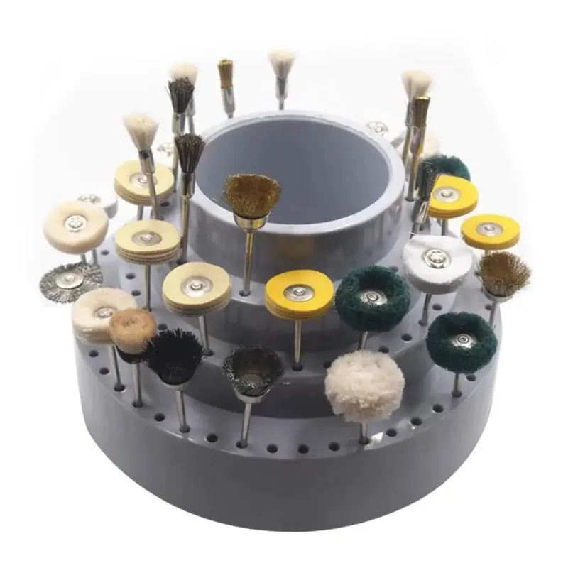 Jewelry Making Drill - กล่องจัดเก็บดอกสว่านทรงกลมแบบหมุนได้ระดับมืออาชีพ ที่วางจัดระเบียบปลายดอกสว่าน เครื่องมือสำหรับทำเครื่องประดับ สำหรับช่างอัญมณี