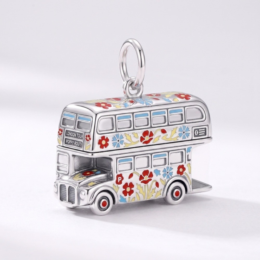 Jewelry Making London - จี้การ์ตูนสแตนเลสสตีลน่ารัก จิวเวลรี่ธีมอังกฤษขนาดเล็ก จี้สำหรับทำเครื่องประดับ ธีมลอนดอน น้ำหนักเบา จี้