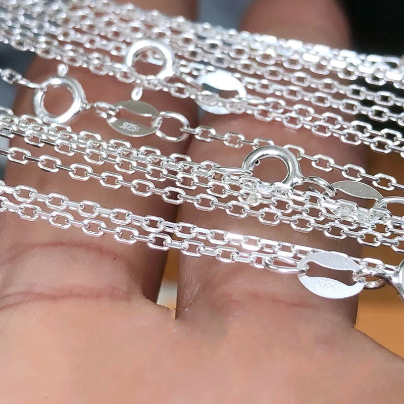 สร้อยคอเงินแท้ 925 ขนาด 1.3 มม - Jewelry Making Dc บทวิจารณ์และราคา