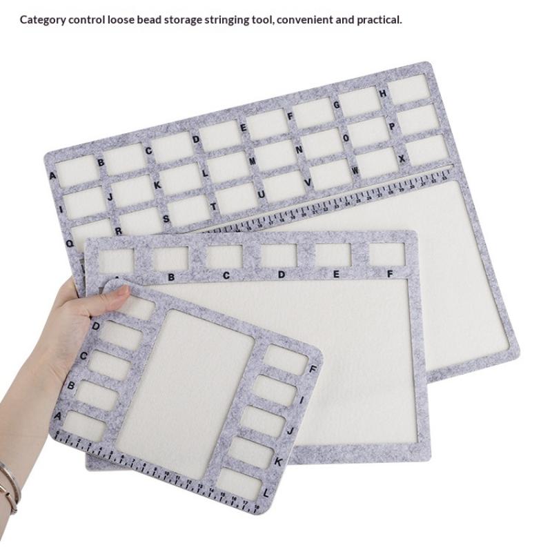 แผ่นรองร้อยลูกปัดแบบสี่เหลี่ยม - Jewelry Making Board บทวิจารณ์และราคา