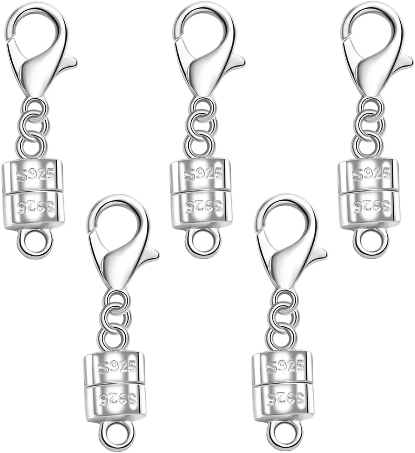 ตัวล็อคสร้อยคอแบบแม่เหล็ก ทำจา - Lobster Clasp Silver บทวิจารณ์และราคา