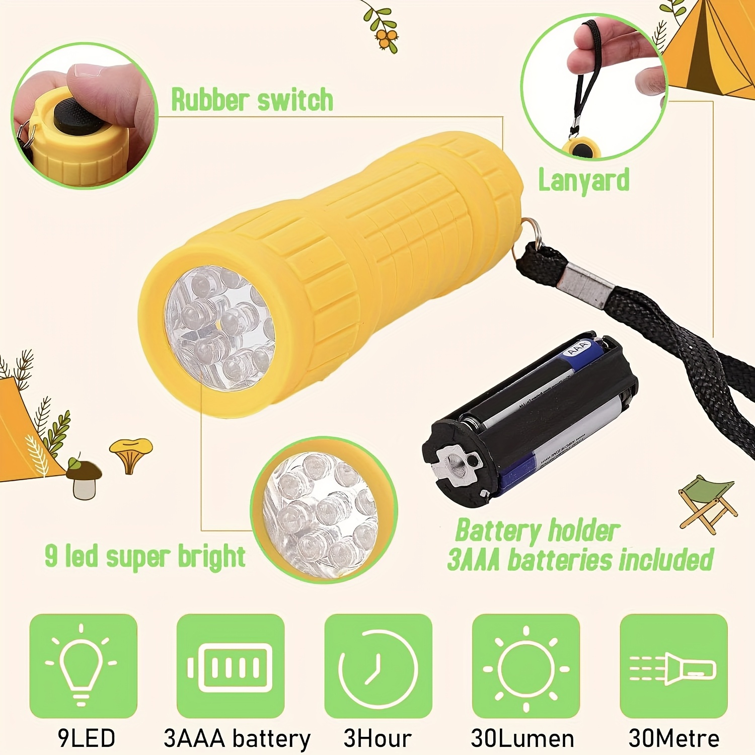 ไฟฉายพกพาขนาดเล็ก 9 XPE หลอดไฟ - Jewelry Making Torch บทวิจารณ์และราคา
