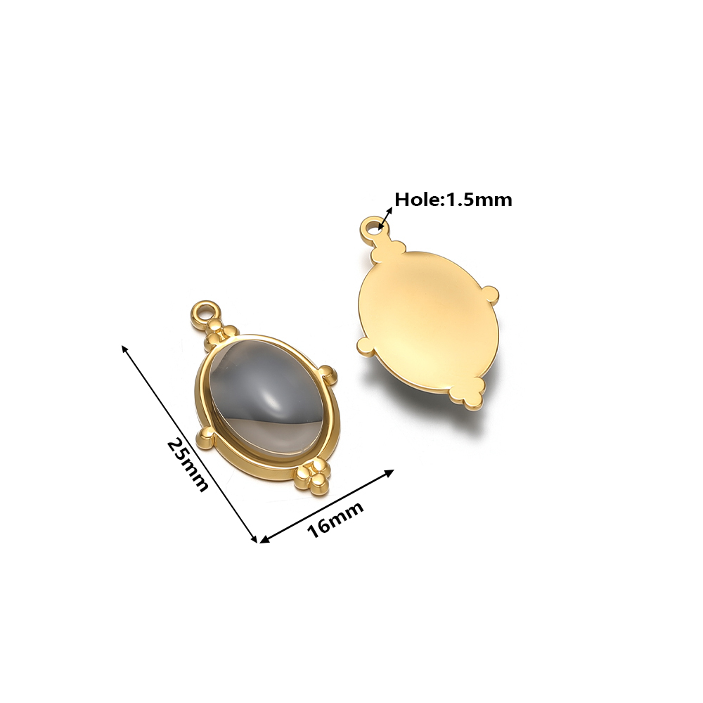 4 ชิ้น จี้รูปไข่ประดับอัญมณี ส - Jewelry Making Gemstones บทวิจารณ์และราคา