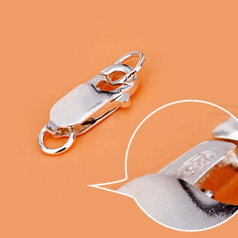 ตัวล็อกแบบก้ามปูเงินแท้ 925 พร - Lobster Clasp Silver บทวิจารณ์และราคา
