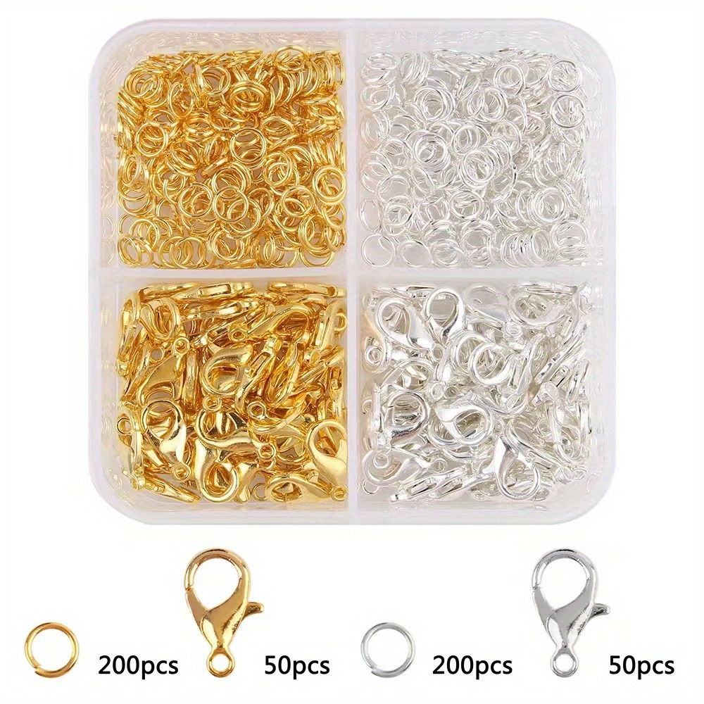 ชุดรวม 350/500 ชิ้น ประกอบด้วย - Lobster Clasp Silver บทวิจารณ์และราคา