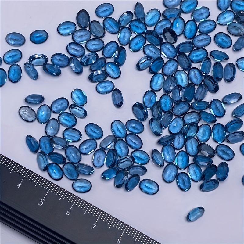 1ชิ้นธรรมชาติลอนดอนบลูโทพาส-รู - Jewelry Making London บทวิจารณ์และราคา