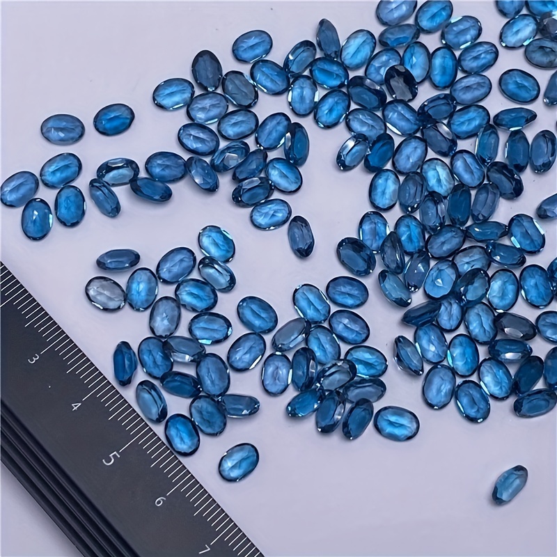 1ชิ้นธรรมชาติลอนดอนบลูโทพาส-รู - Jewelry Making London บทวิจารณ์และราคา