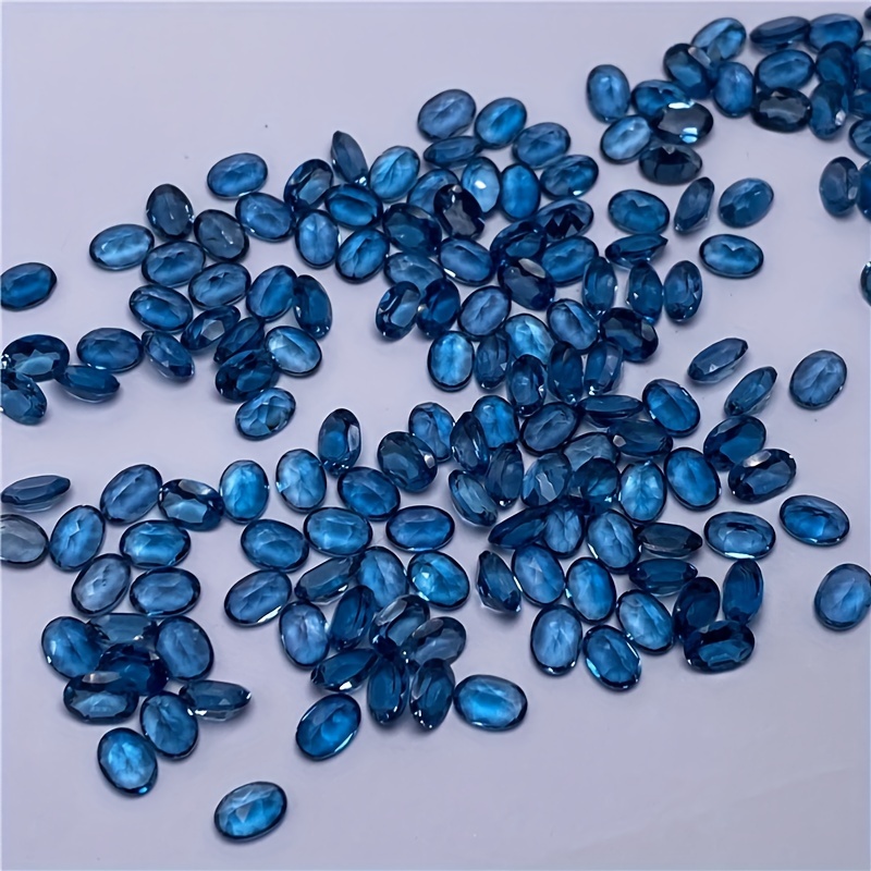 1ชิ้นธรรมชาติลอนดอนบลูโทพาส-รู - Jewelry Making London บทวิจารณ์และราคา