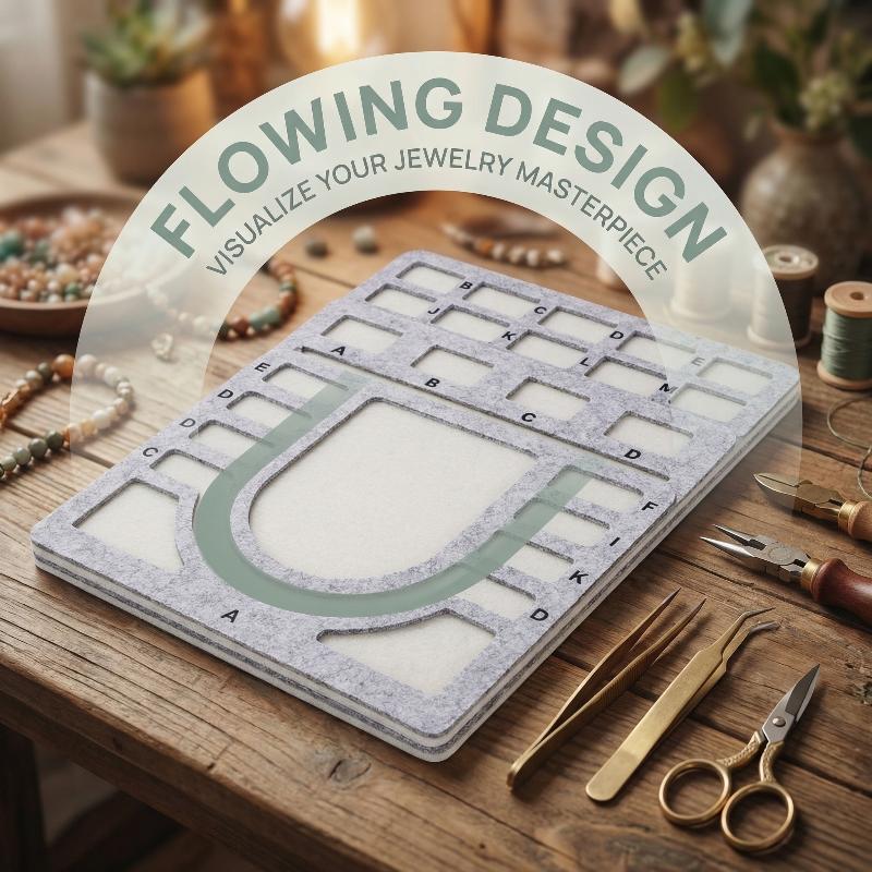 แผ่นรองทำลูกปัดจากผ้าสักหลาดพร - Jewelry Making Board บทวิจารณ์และราคา