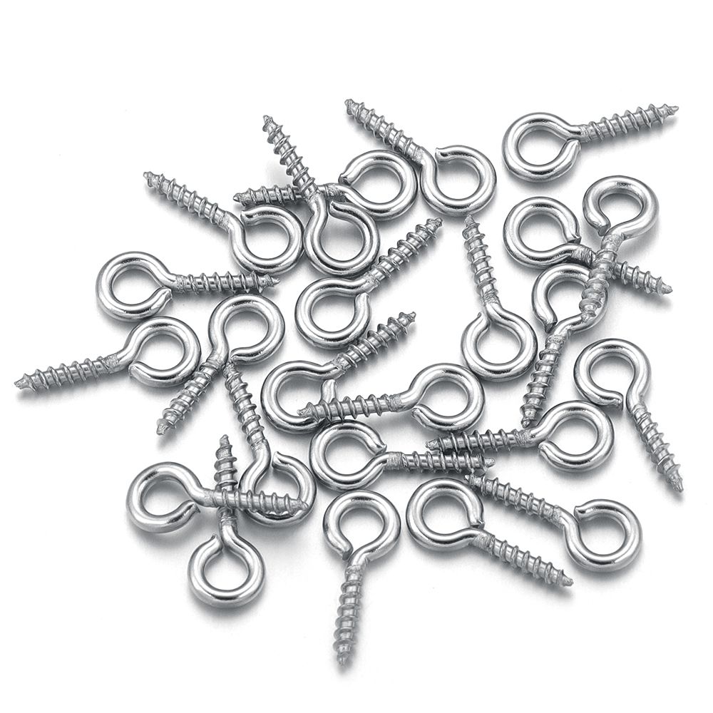 100 ชิ้น/ล็อตสแตนเลสมินิสกรู P - Jewelry Making Drill บทวิจารณ์และราคา