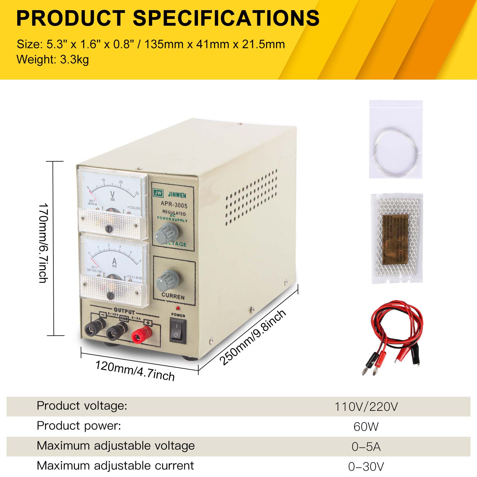 APR-3005 เครื่องจ่ายไฟกระแสตรง - Jewelry Making Dc บทวิจารณ์และราคา