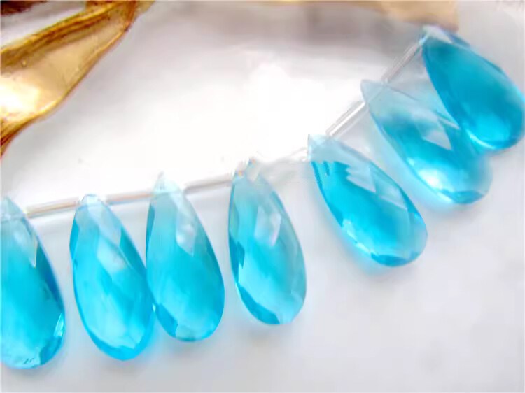 2 ชิ้นลูกปัดหลวมลอนดอนบลูสีควอ - Jewelry Making London บทวิจารณ์และราคา